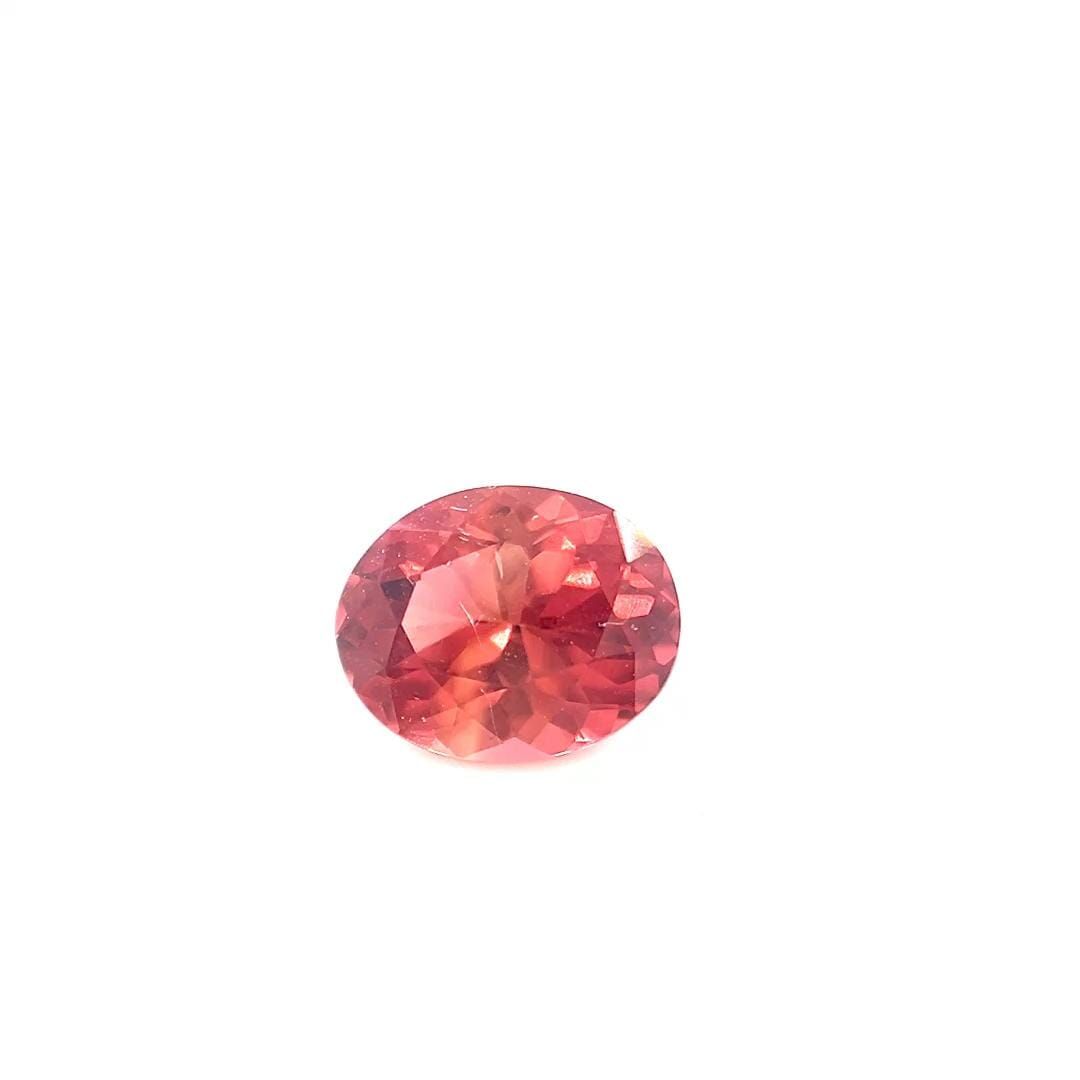 Turmalin 1,17 ct, różowy, szlif owalny