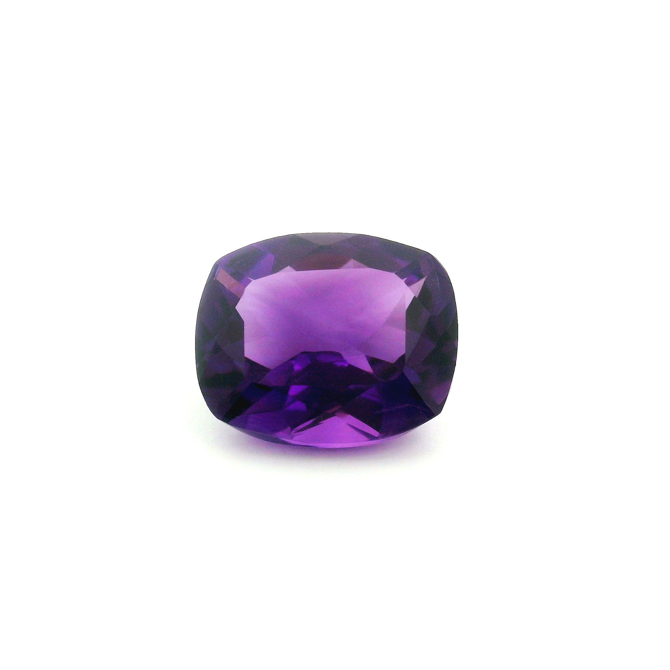 Ametyst 4,93 ct, purpurowy, szlif cushion