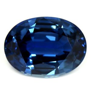 Szafir 1,46 ct, niebieski, szlif owalny