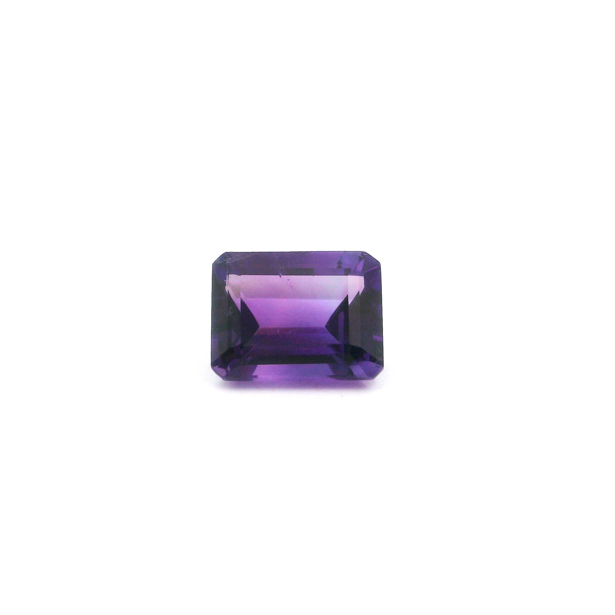 Ametyst 2,42 ct, purpurowy, szlif ośmiokątny