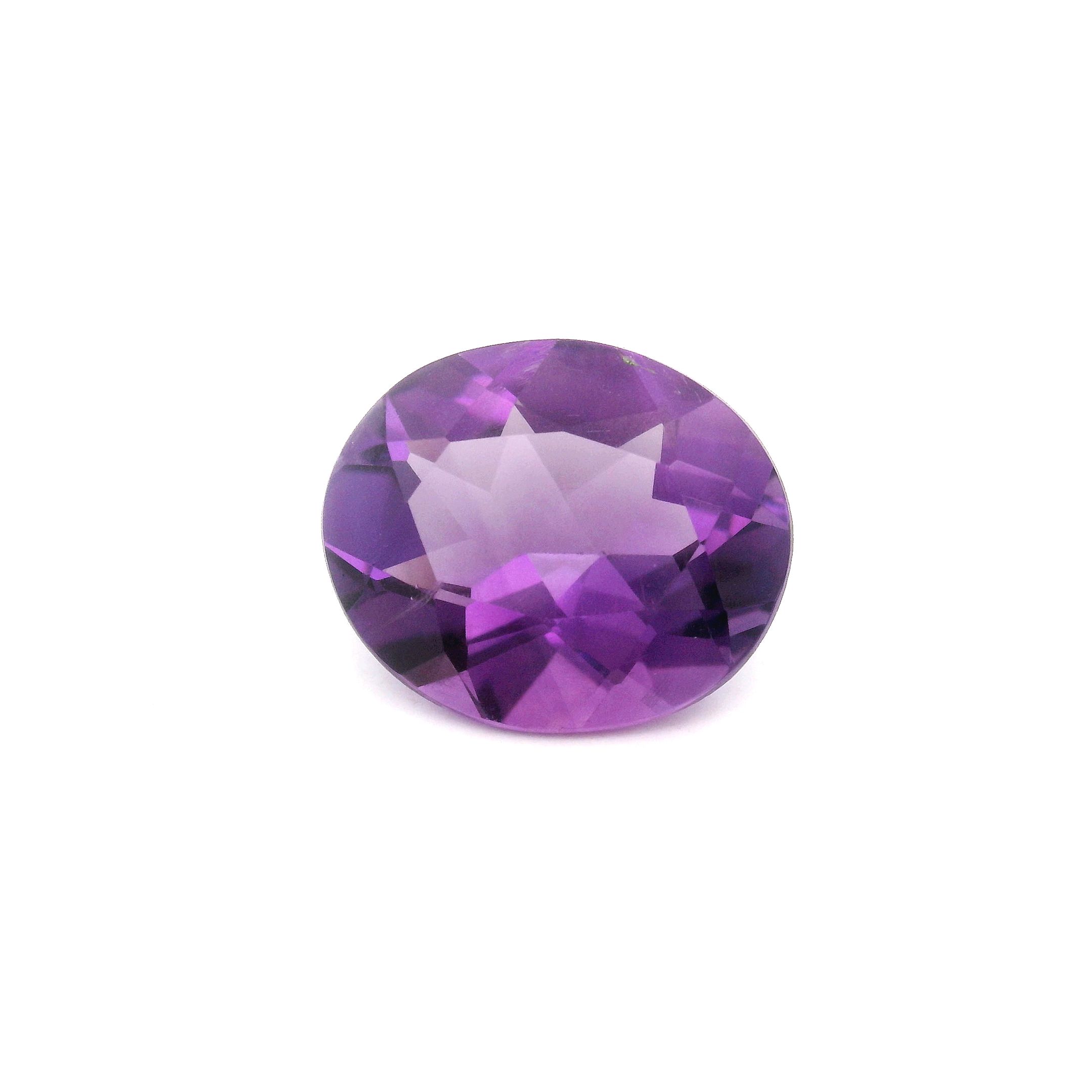 Ametyst 3,05 ct, purpurowy, szlif owalny