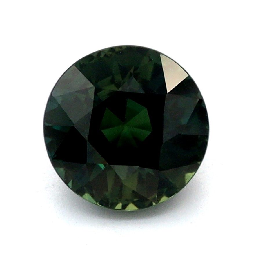 Szafir 1,06 ct, wielobarwny, szlif okrągły
