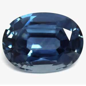 Szafir 1,61 ct, niebieski, szlif owalny