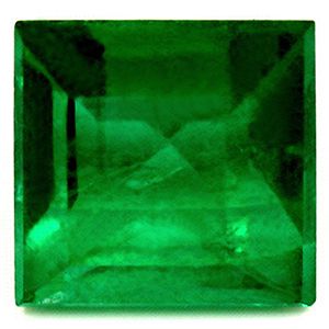 Szmaragd 2,57 ct, zielony, szlif kwadratowy