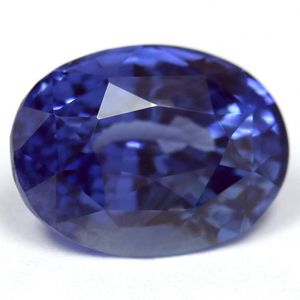 Szafir 2,10 ct, niebieski, szlif owalny