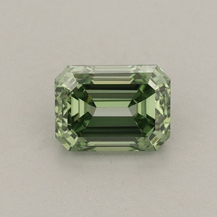 0.53 CT Fancy Vivid Green EMERALD