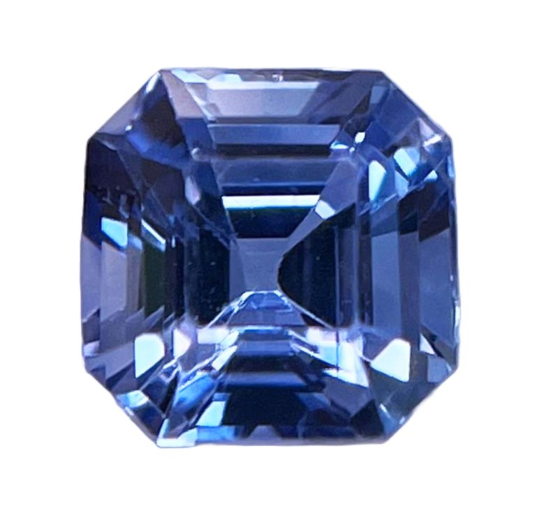 SAPPHIRE FACETED 2.83ct BLUE Blue EC SRILANKA HEATED