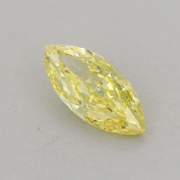 0.36 CT Fancy Vivid Yellow MARQUISE