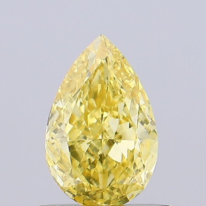 0.61 CT Fancy Intense Yellow PEAR