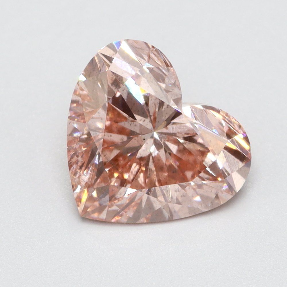 1.02 CT Fancy Vivid Pink HEART