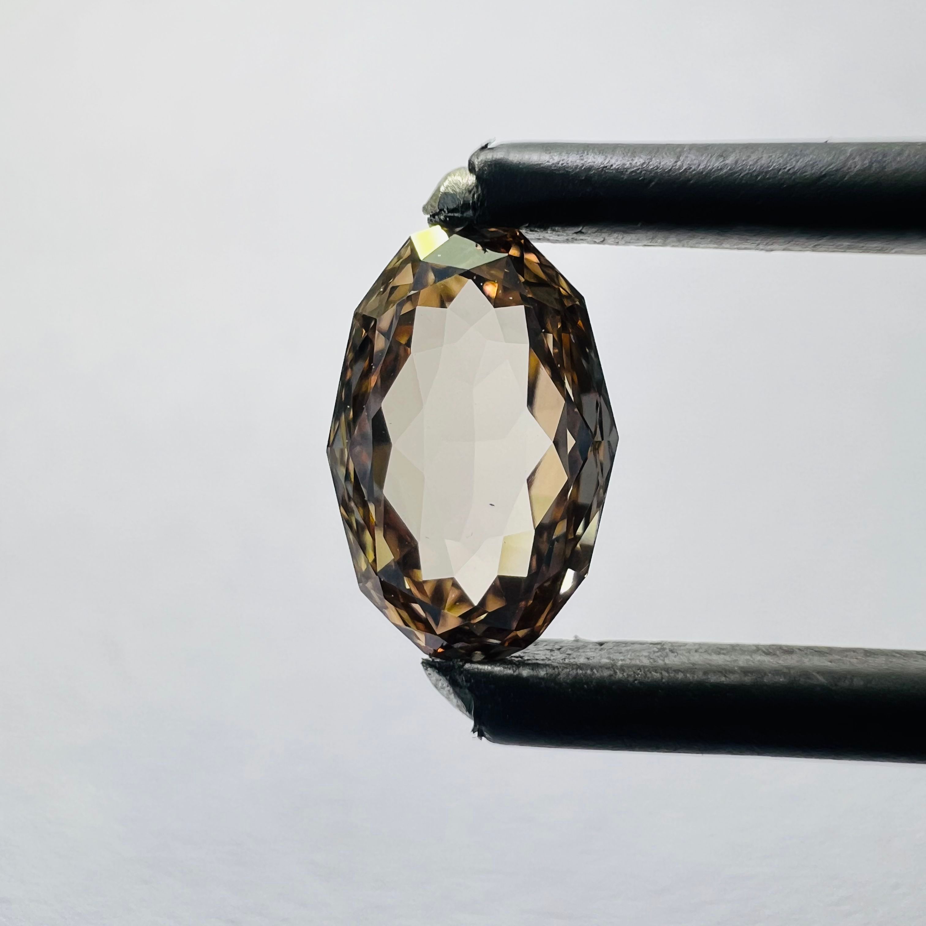 0.73 CT Orange OVAL