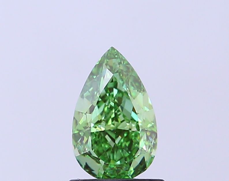 1.06 CT Fancy Vivid Green PEAR
