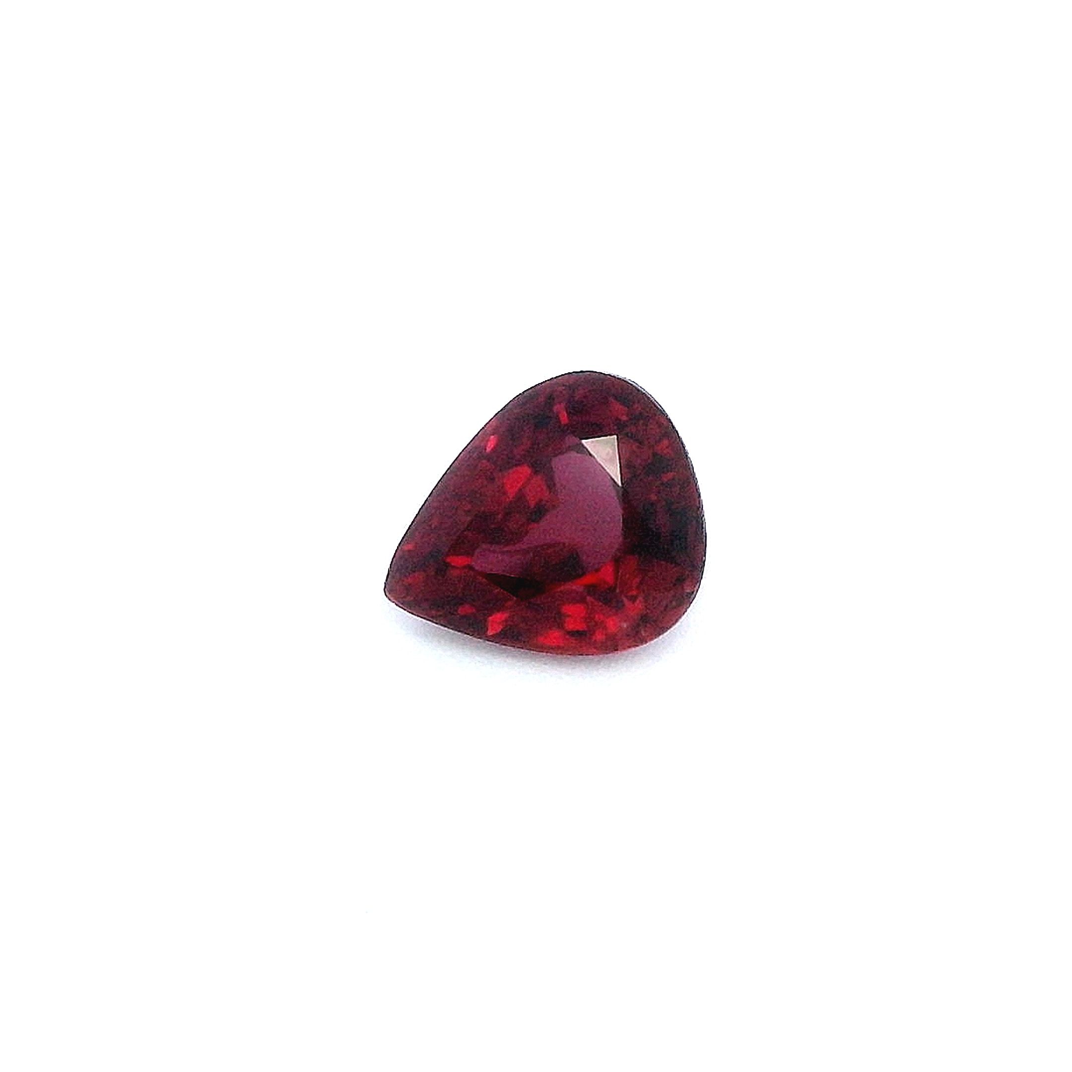 1.05 ct Pear ruby