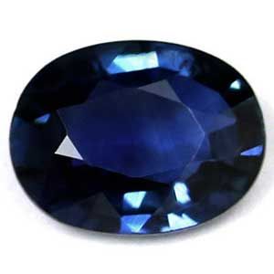 Szafir 1,27 ct, niebieski, szlif owalny