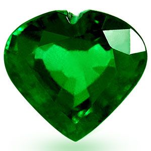 Szmaragd 2,88 ct, zielony, szlif serce