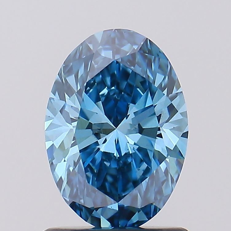 1.05 CT Fancy Vivid Blue OVAL