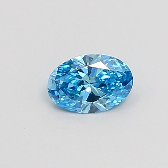 0.28 CT Fancy Vivid Blue OVAL