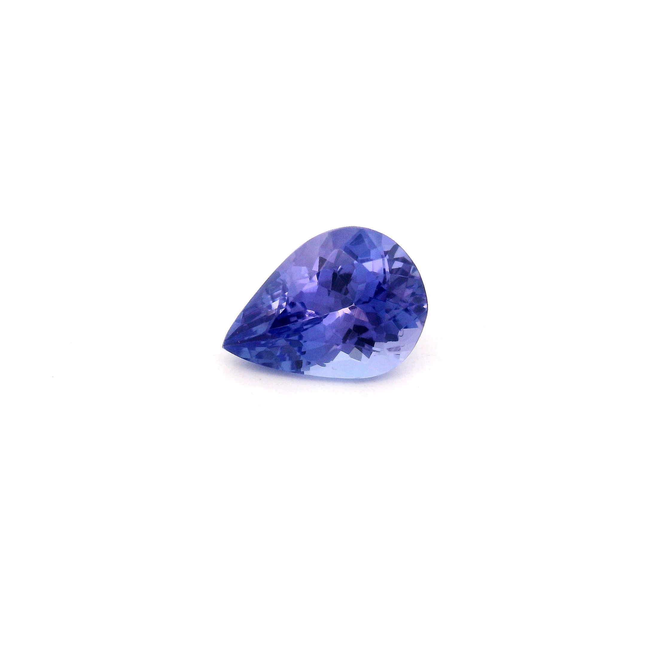 TANZANITE FACETED 1.08ct BLUE Intense EC TANZANIA HEATED