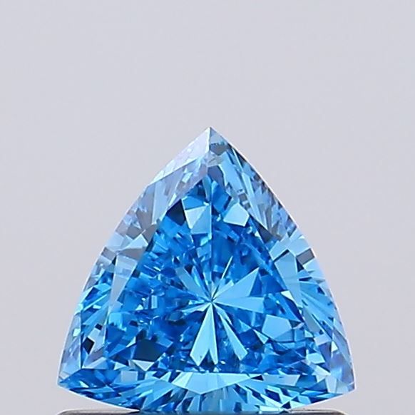 0.48 CT Fancy Vivid Blue TRIANGULAR