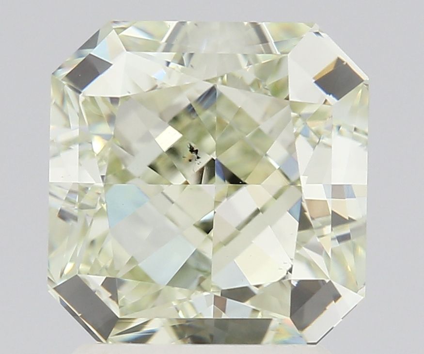 2.41-carat radiant diamond with null color, Good cut, and SI1 clarity.
