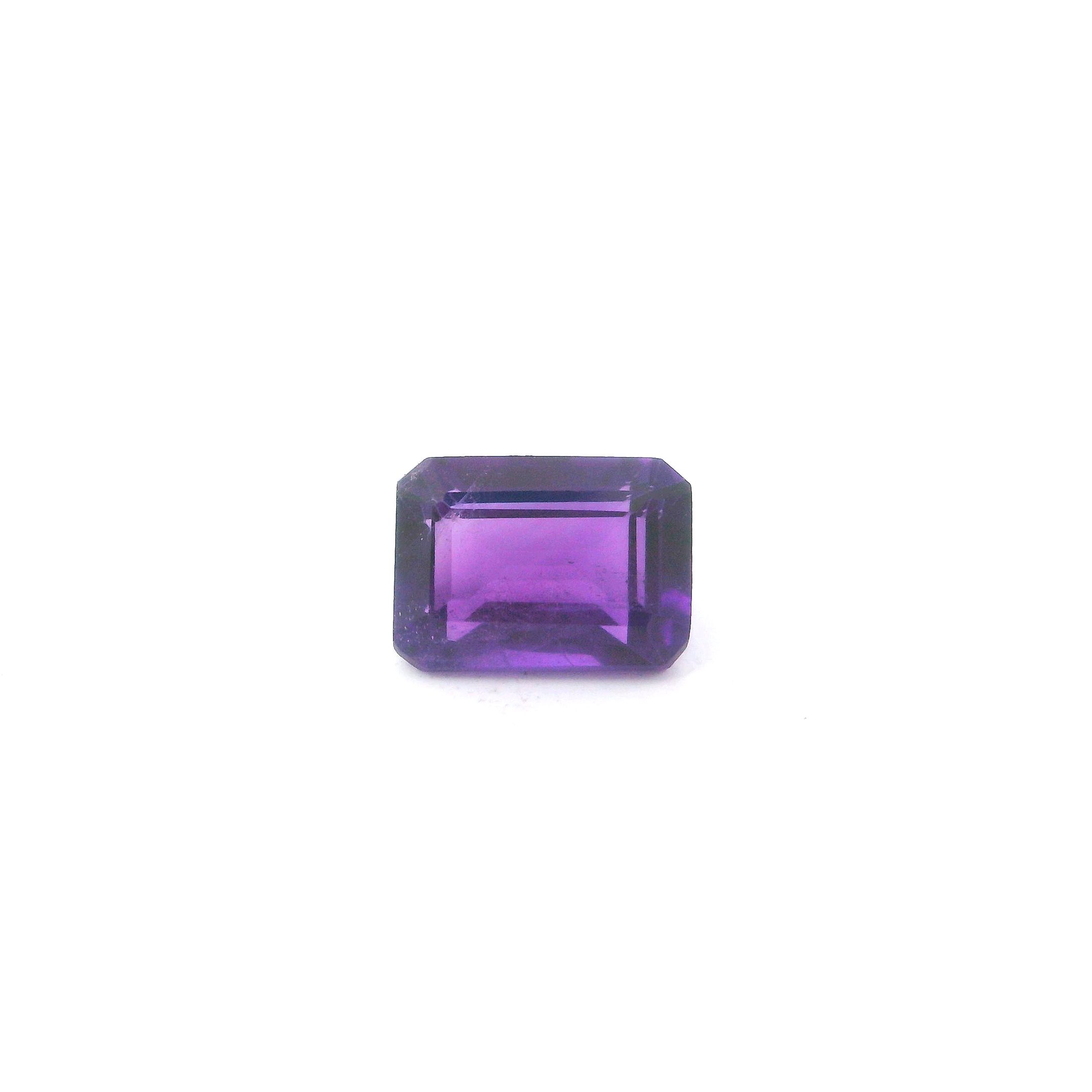 Ametyst 1,08 ct, purpurowy, szlif ośmiokątny