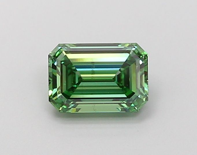 0.89 CT Fancy Vivid Green EMERALD
