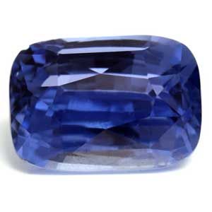 Szafir 2,86 ct, niebieski, szlif cushion