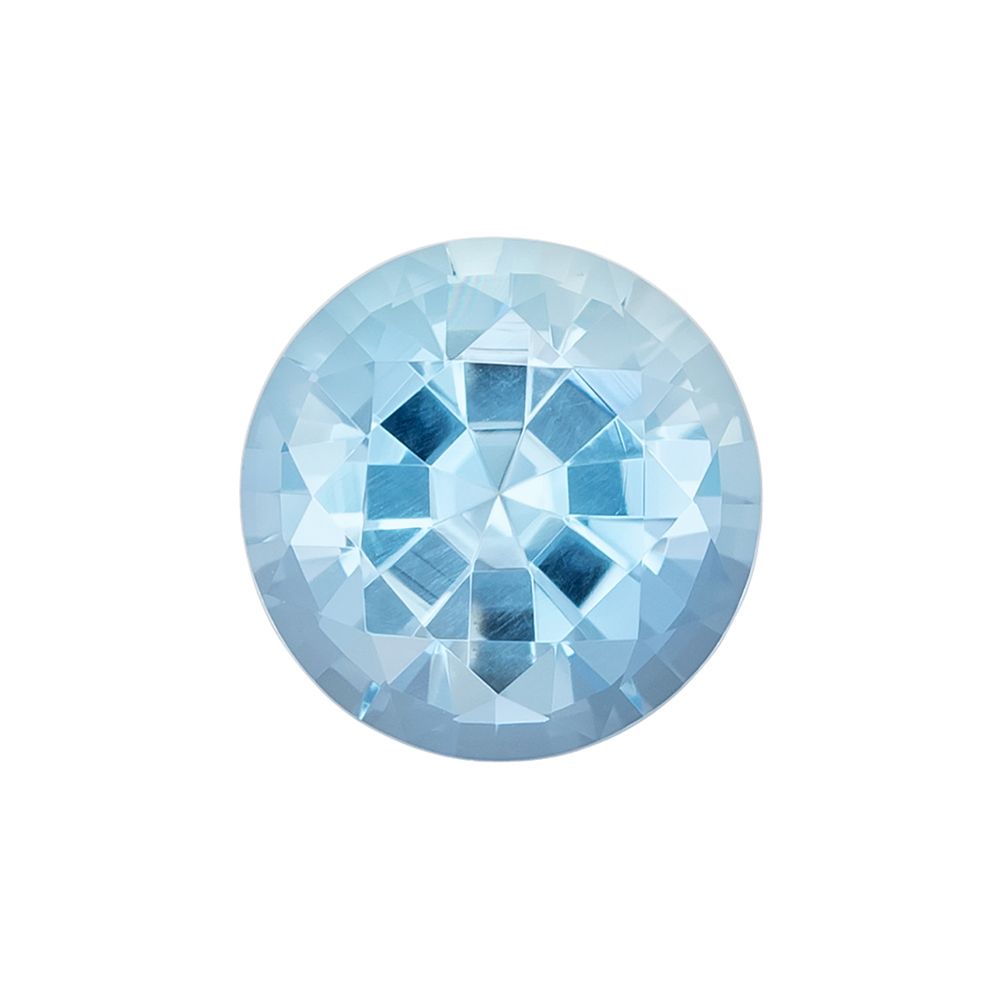 AQUAMARINE FACETED 0.86ct BLUE EC MADAGASCAR NONE