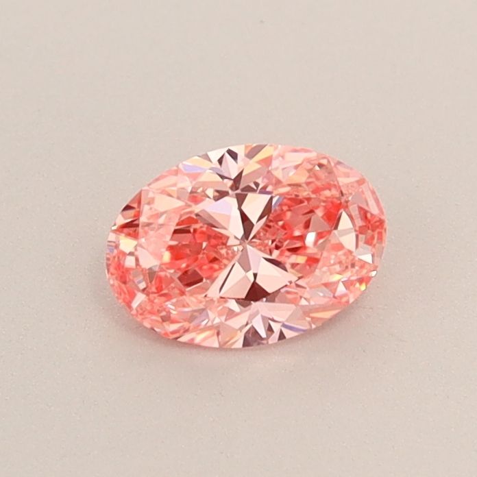 0.41 CT Fancy Intense Pink OVAL