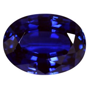 Szafir 19,70 ct, niebieski, szlif owalny