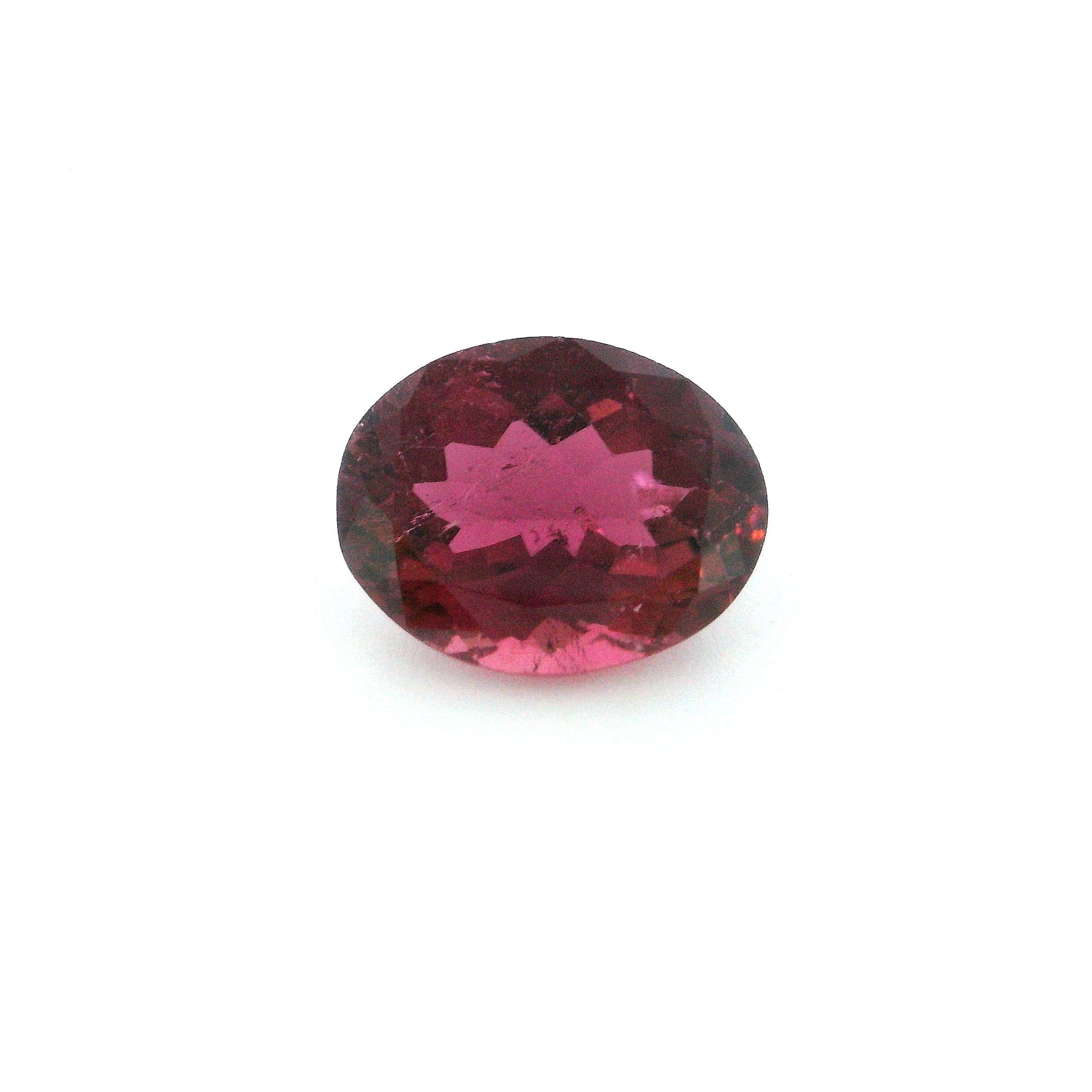 Turmalin 2,68 ct, różowy, szlif owalny