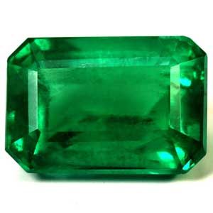 Szmaragd 3,49 ct, zielony, szlif szmaragdowy