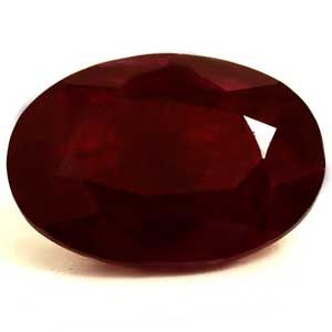 Rubin 1,78 ct, czerwony, szlif owalny