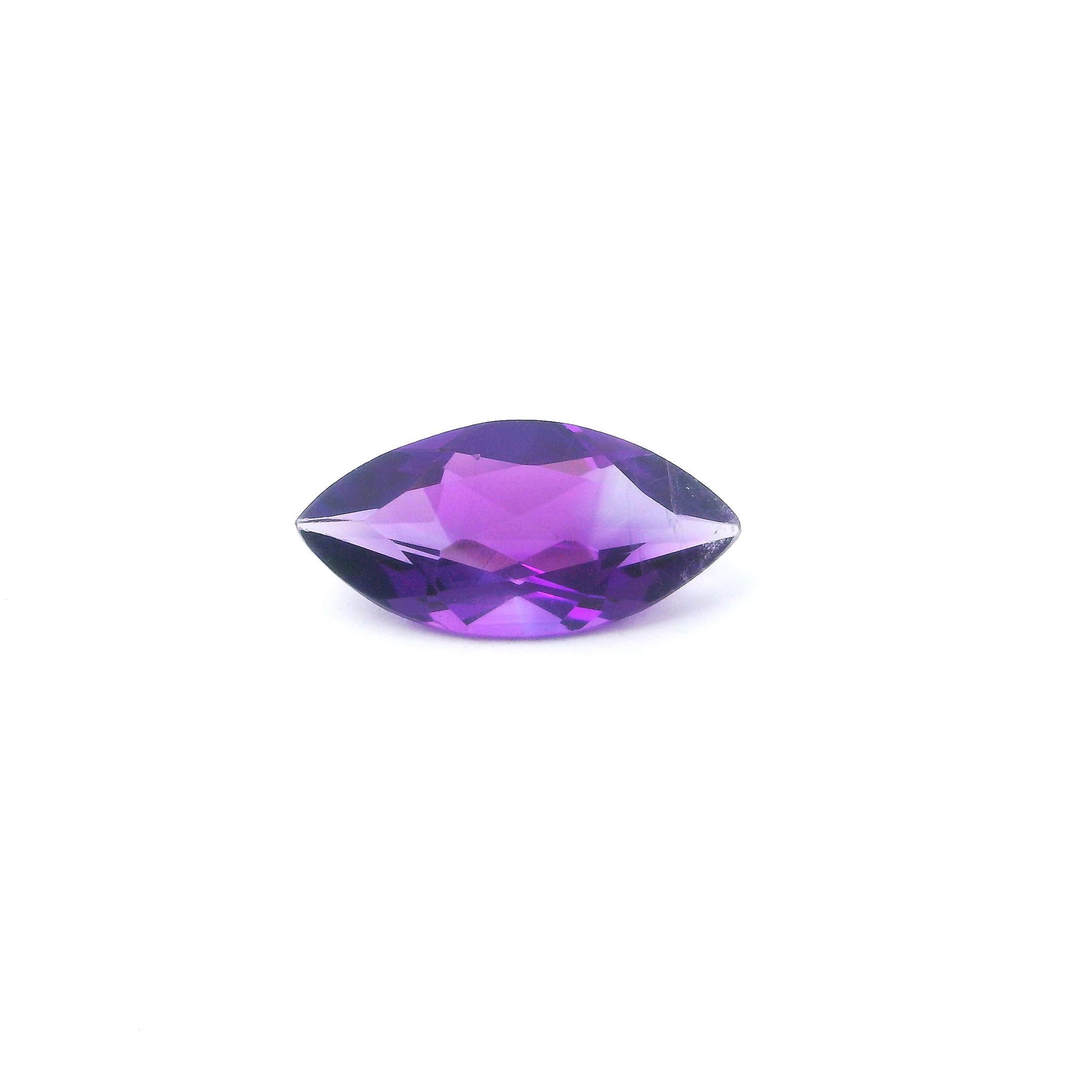 Ametyst 2,10 ct, purpurowy, szlif markiza