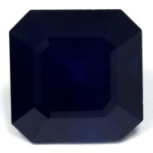 Szafir 2,85 ct, niebieski, szlif szmaragdowy
