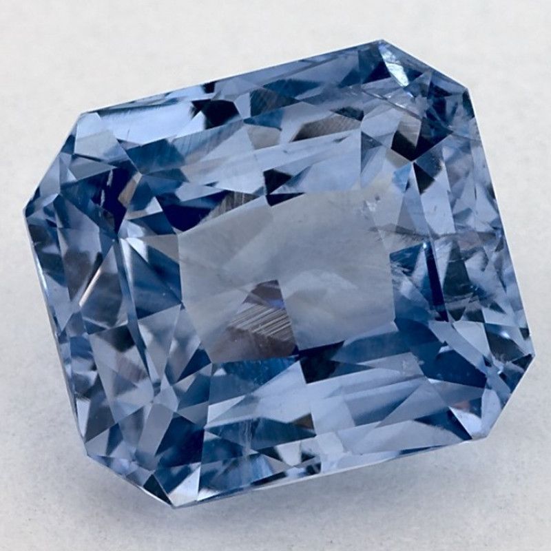 Szafir 5,04 ct, niebieski, szlif radiant