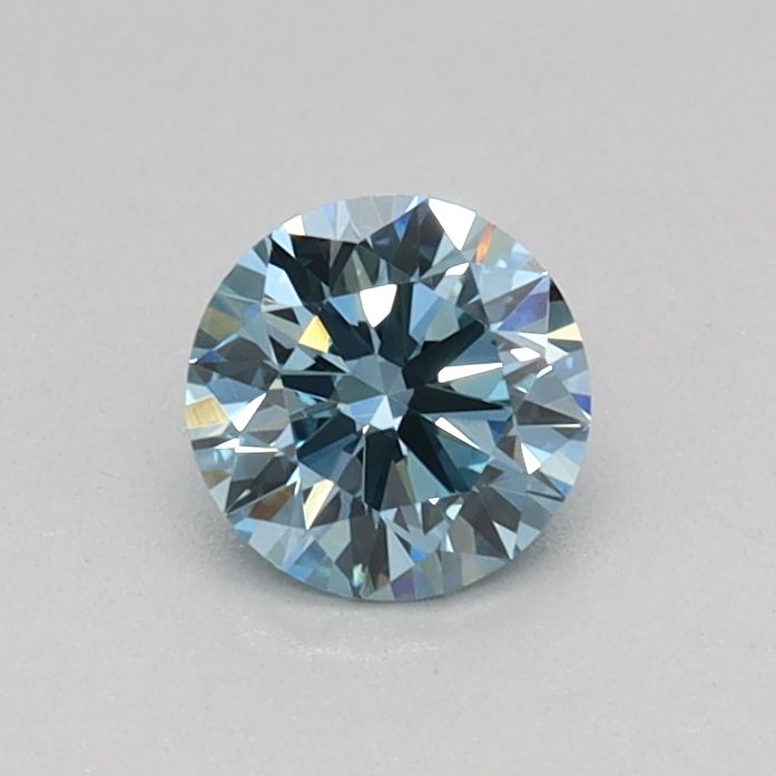 0.3 CT Fancy Vivid Green ROUND