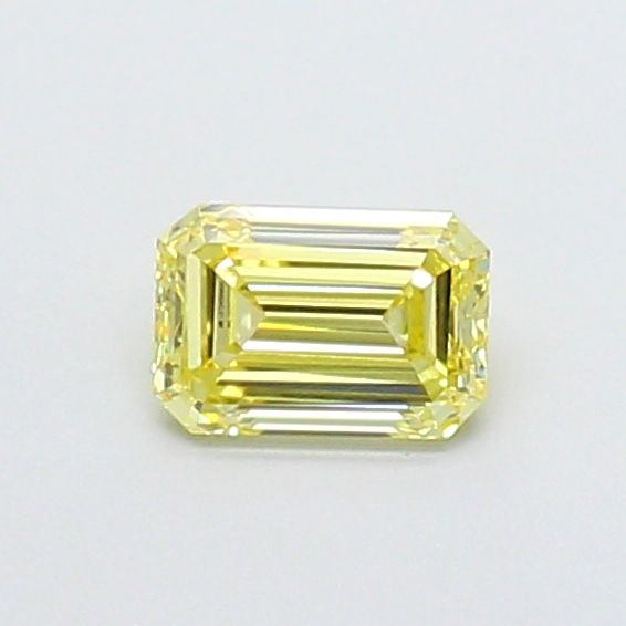 0.56 CT Fancy Intense Yellow EMERALD