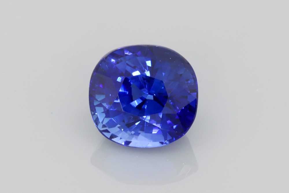 Szafir 1,74 ct, niebieski, szlif cushion