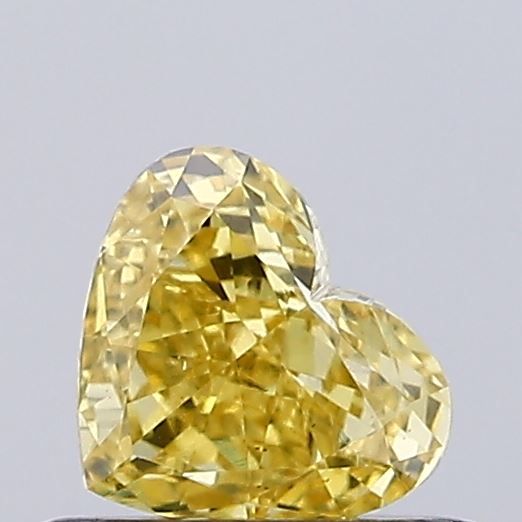 0.44 CT Fancy Intense Yellow HEART