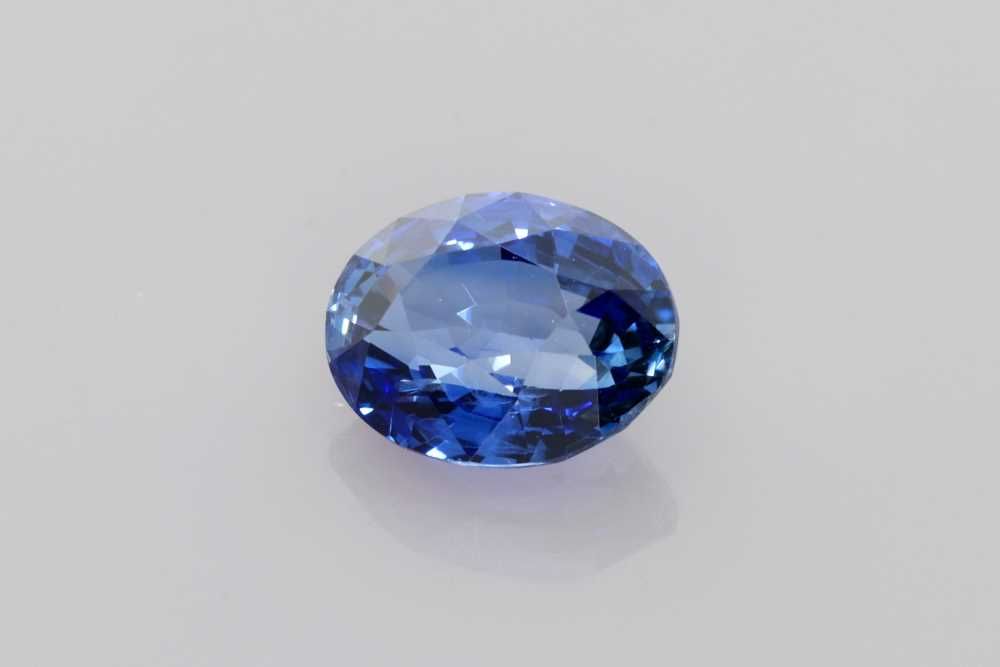 SAPPHIRE FACETED 2.14ct BLUE BLUE SI SRILANKA HEATED
