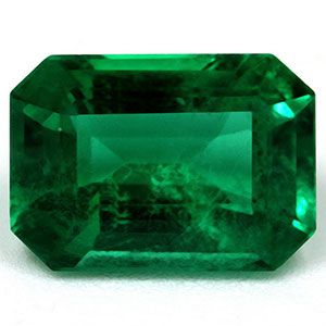 Szmaragd 1,35 ct, zielony, szlif szmaragdowy