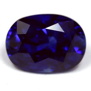 Szafir 1,27 ct, niebieski, szlif cushion