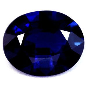 SAPPHIRE FACETED 1.46ct BLUE Intense Blue EC MADAGASCAR NONE
