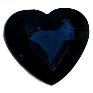 Szafir 5,87 ct, niebieski, szlif serce