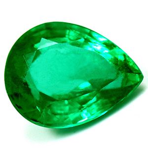 Szmaragd 2,27 ct, zielony, szlif gruszka