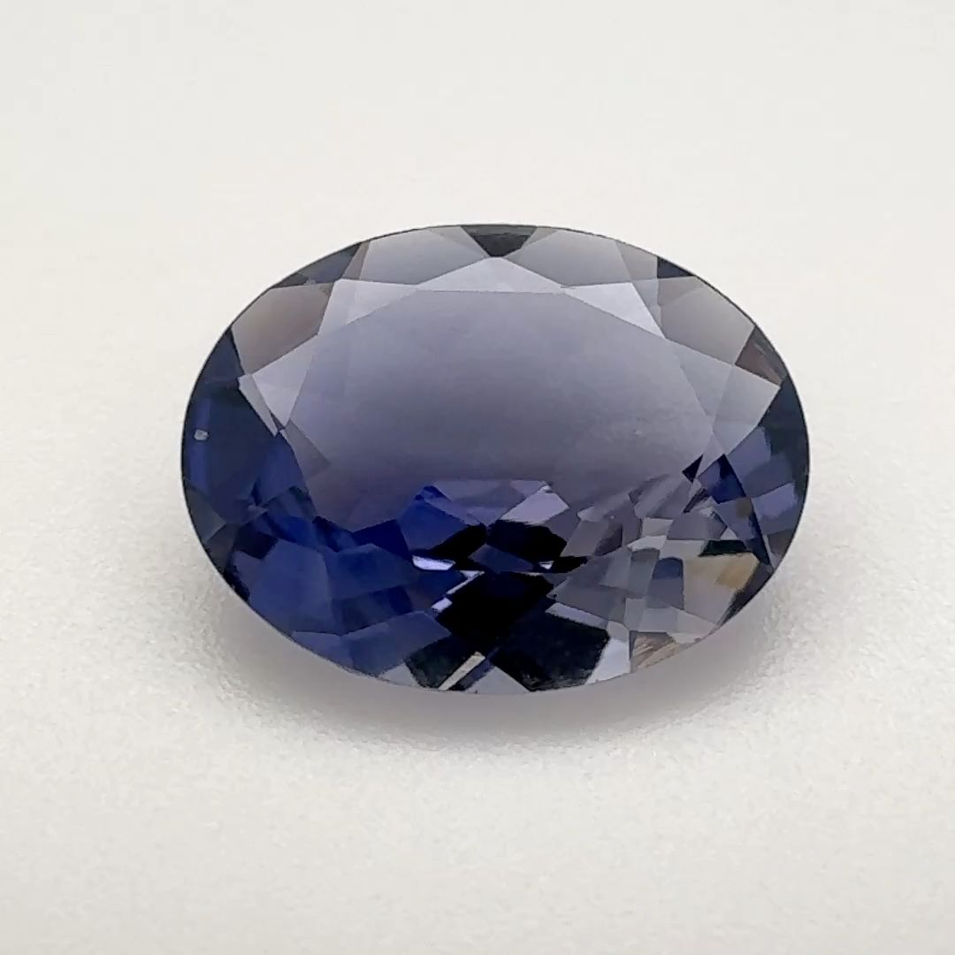Iolit 2,30 ct, niebieski, szlif owalny