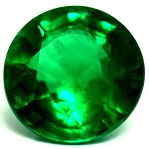 Szmaragd 1,72 ct, zielony, szlif okrągły