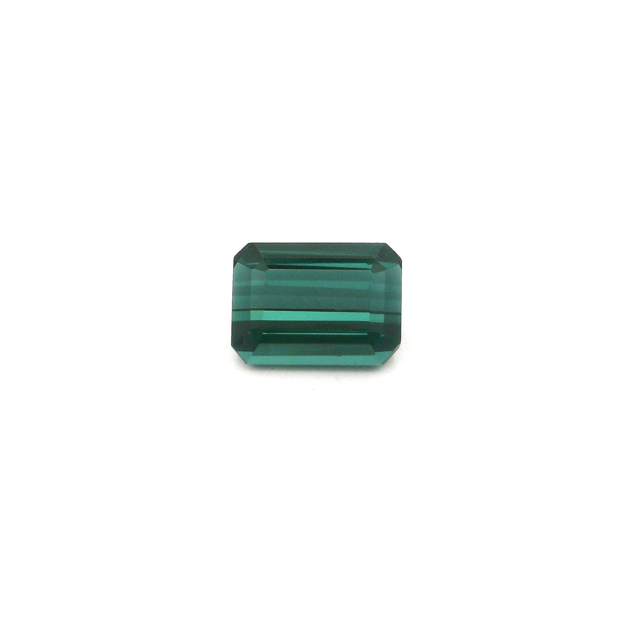 Turmalin 1,18 ct, niebieski, szlif ośmiokątny