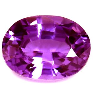 Szafir 1,10 ct, purpurowy, szlif owalny